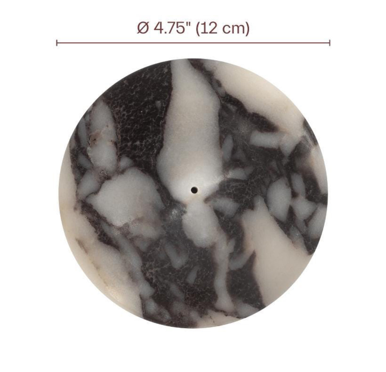 Marble Incense Holder - Round Donut Shape